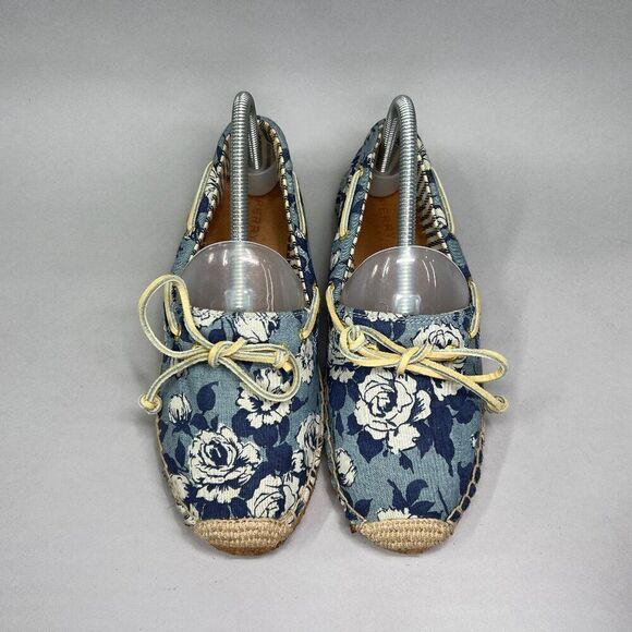 Sperry Women's Size 8 Floral Print Espadrille Slip On Shoes - Picture 3 of 10